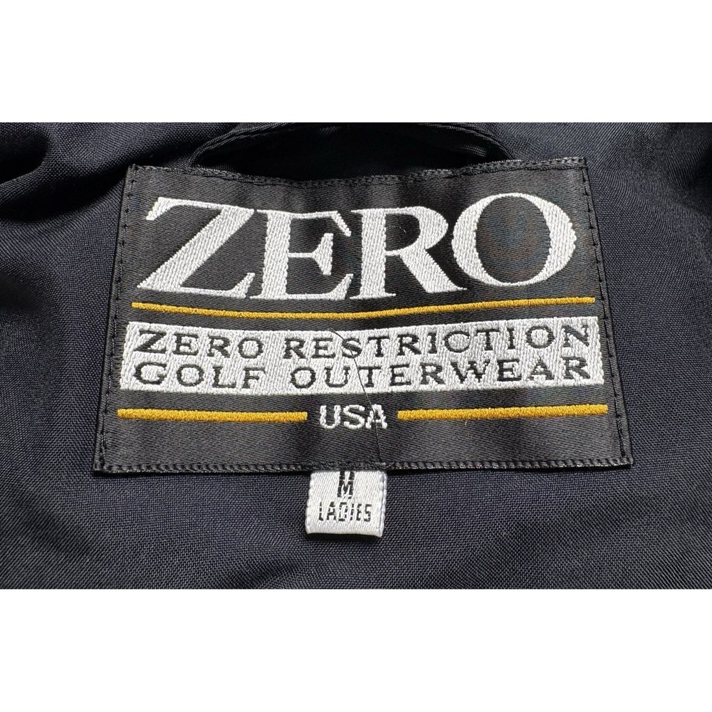 ZERO Women Sleeveless Gore Tex Pullover Microlite Golf Vest Sz M Black 6-13 - Picture 7 of 16